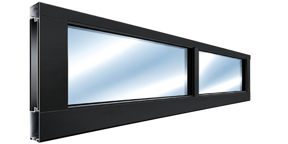 ClearVue 3000 non-insulated aluminum frame profile cutaway